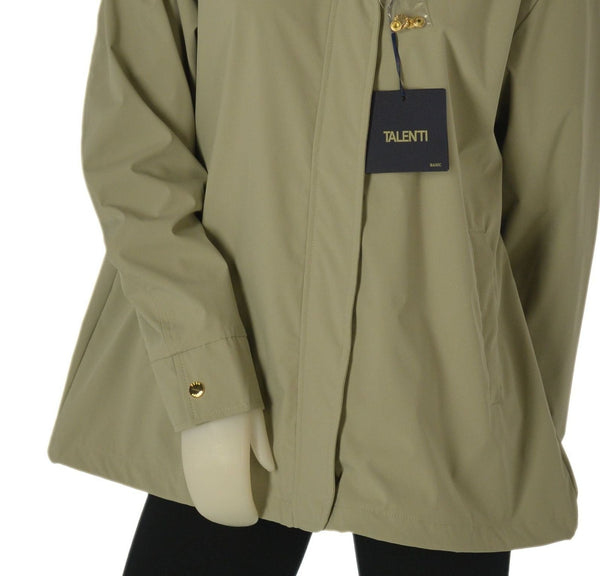 GIACCA DONNA TALENTI TAGLIE OVER CAPPUCCIO ZIP BOTTONI TASCHE ART. TB52