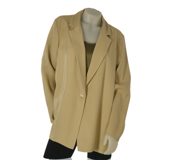 GIACCA DONNA GIGLIOROSSO TAGLIE OVER SFODERATA BOTTONE VISCOSA ART. 26001