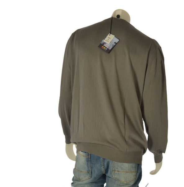 PULLOVER UOMO RE DEL MARE TAGLIE OVER SCOLLO A V COTONE ART. 2.11X