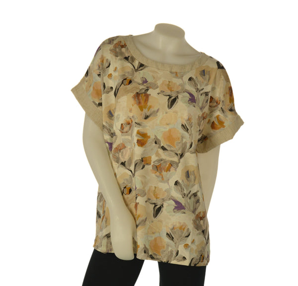 T-SHIRT DONNA GAIA PIU TAGLIE OVER FANTASIA VISCOSA ART. 500