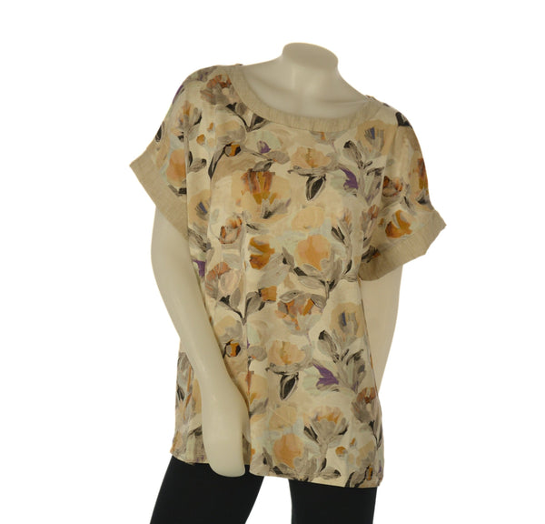 T-SHIRT DONNA GAIA PIU TAGLIE OVER FANTASIA VISCOSA ART. 500