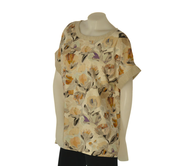 T-SHIRT DONNA GAIA PIU TAGLIE OVER FANTASIA VISCOSA ART. 500