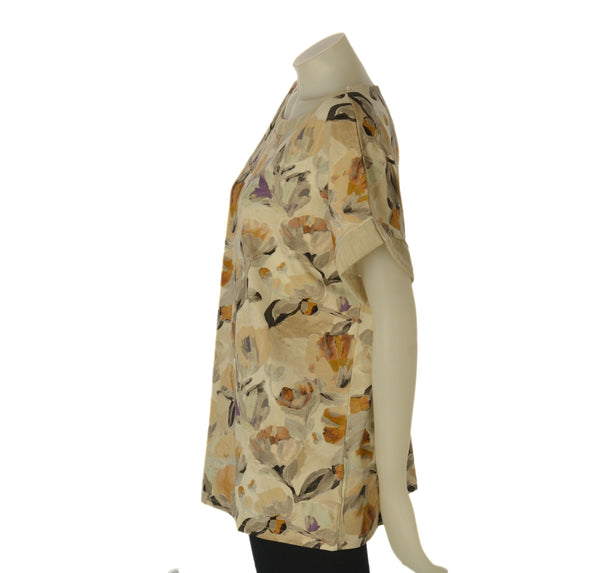 T-SHIRT DONNA GAIA PIU TAGLIE OVER FANTASIA VISCOSA ART. 500