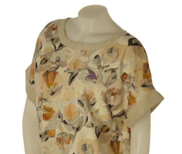 T-SHIRT DONNA GAIA PIU TAGLIE OVER FANTASIA VISCOSA ART. 500