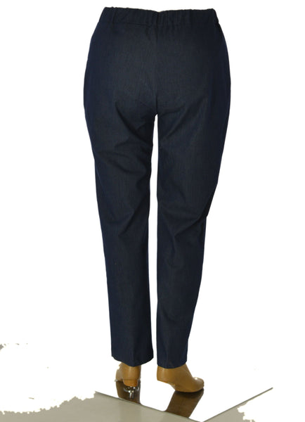 PANTALONI DONNA ELISA CASTELLI OVER ELASTICO MORBIDO PRATICO ART.18088