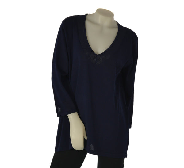 MAGLIA DONNA GAIA PIU TAGLIE OVER SCOLLO A V VISCOSA ART. 553