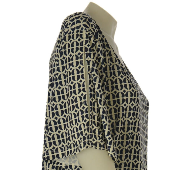 MAGLIA DONNA ELISA CASTELLI TAGLIE OVER FANTASIA SCOLLO V  ART. 140027