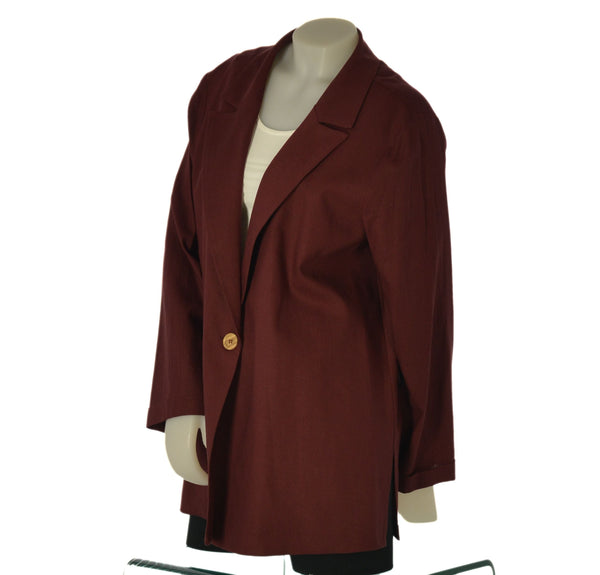 GIACCA DONNA ELISA CASTELLI TAGLIE OVER SFODERATA LINO ART. 20010