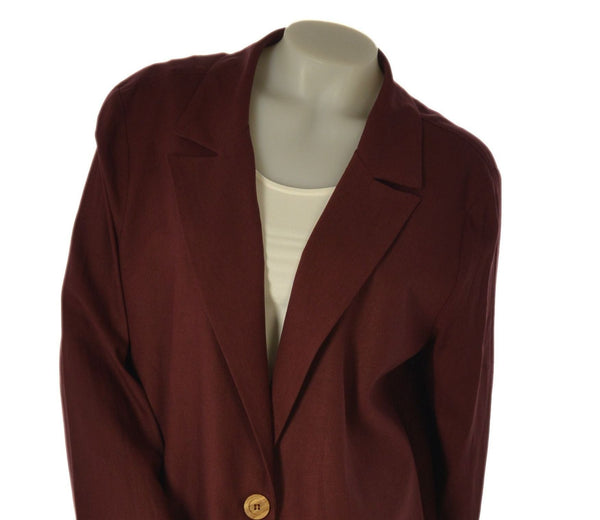 GIACCA DONNA ELISA CASTELLI TAGLIE OVER SFODERATA LINO ART. 20010