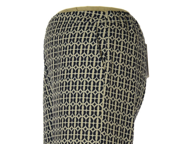 PANTALONE DONNA ELISA CASTELLI TAGLIE OVER PALAZZO FANTASIA TASCHE ZIP ART. 18080