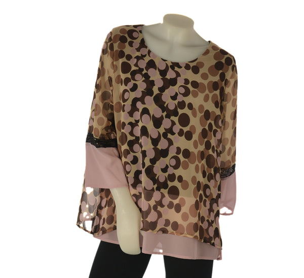 CASACCA DONNA PERLA TAGLIE OVER FANTASIA DOPPIATA GIROCOLLO PAILLETTES SPACCHI ART. EVA OVER