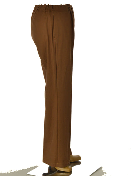 PANTALONI DONNA ELISA CASTELLI CONFORMATI ELASTICO TASCHE LARGHI MORBIDI LEGGERI ART.18071