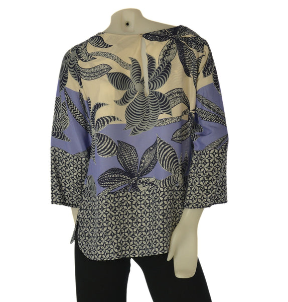 CASACCA DONNA BARBARELLA CONFORMATA GOROCOLLO BOTTONE TRE QUARTI SPACCHETTI FANTASIA LEGGERA ART.1022