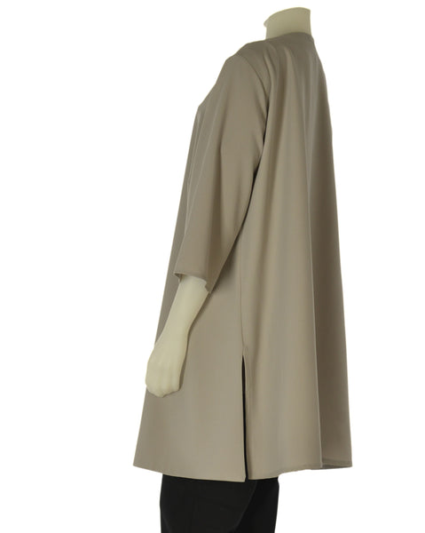 SPOLVERINO DONNA GIGLIOROSSO ELEGANTE GIROCOLLO BOTTONE TRE QUARTI LUNGO ART.26069