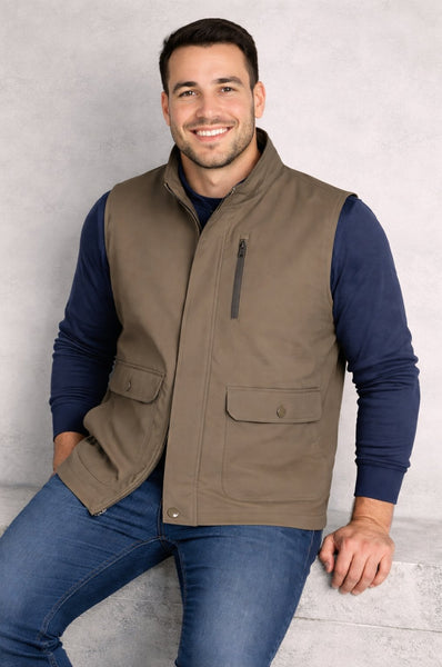 GILET UOMO CONFORMATO ZIP BOTTONI TASCHE LEGGEROMARCA SEA BARRIER ART. CONF.NEW-JAZIO