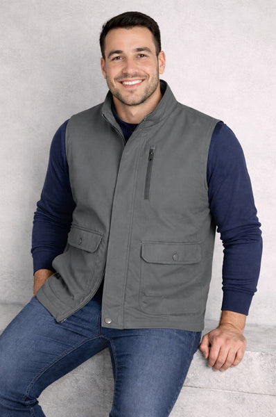 GILET UOMO CONFORMATO ZIP BOTTONI TASCHE LEGGEROMARCA SEA BARRIER ART. CONF.NEW-JAZIO