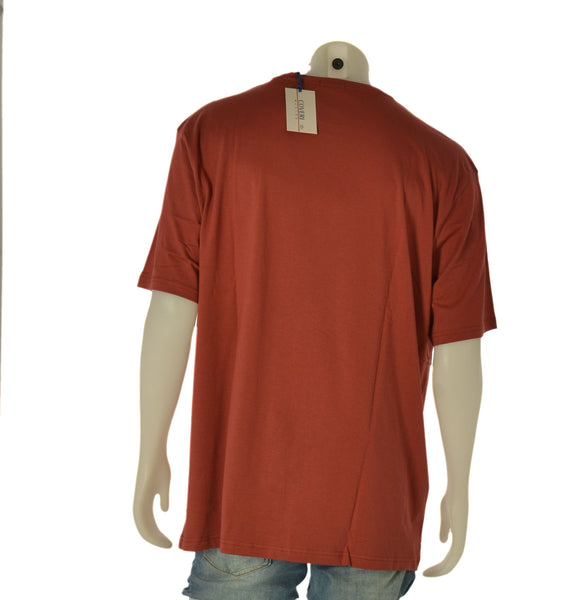 T-SHIRT UOMO COVERI TAGLIE OVER GIROCOLLO STAMPA COTONE ART. OTJ5070