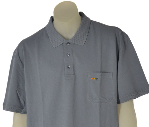 POLO UOMO RE DEL MARE TAGLIE OVER TASCHINO PIQUE COTONE ART. 94.6605X