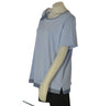 T-SHIRT DONNA GAIA CONFORMATA MEZZA MANICA GIROCOLLO LACCETTO SPACCHI FIAMMATA ART.503