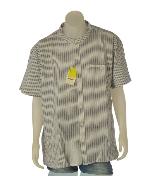 CAMICIA UOMO LOSAN MANICA CORTA COREANA TASCHINO LINO COTONE ART. LMNAP0102-26012