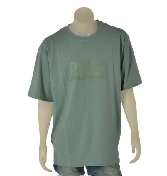 T-SHIRT UOMO RIFLE TAGLIE OVER GIROCOLLO STAMPA LOGO COTONE ART. ORFT600