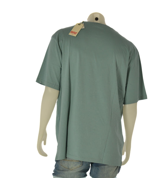 T-SHIRT UOMO RIFLE TAGLIE OVER GIROCOLLO STAMPA LOGO COTONE ART. ORFT600