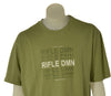 T-SHIRT UOMO RIFLE TAGLIE OVER GIROCOLLO STAMPA LOGO COTONE ART. ORFT601