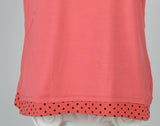 T-SHIRT CONFORMATA DONNA INSERTI POIS MARCA LUISA VIOLA ART. G376F181JW