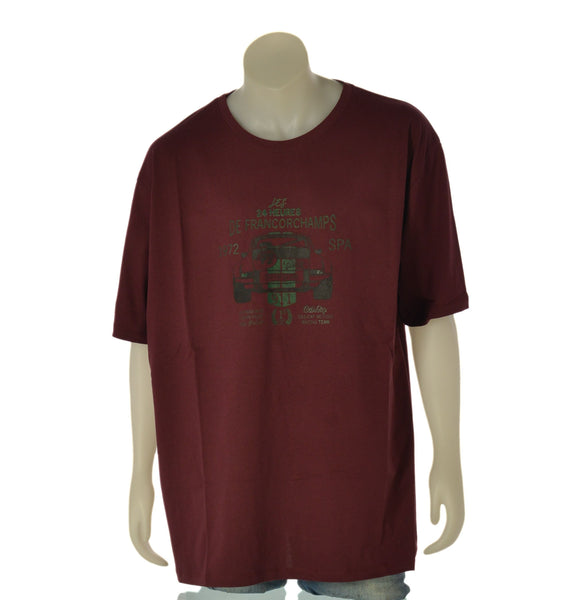 T-SHIRT UOMO MAXFORT TAGLIE OVER GIROCOLLO STAMPA COTONE ART. 45115