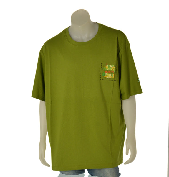 T-SHIRT UOMO MAXFORT TAGLIE OVER GIROCOLLO STAMPA COTONE ART. 39431