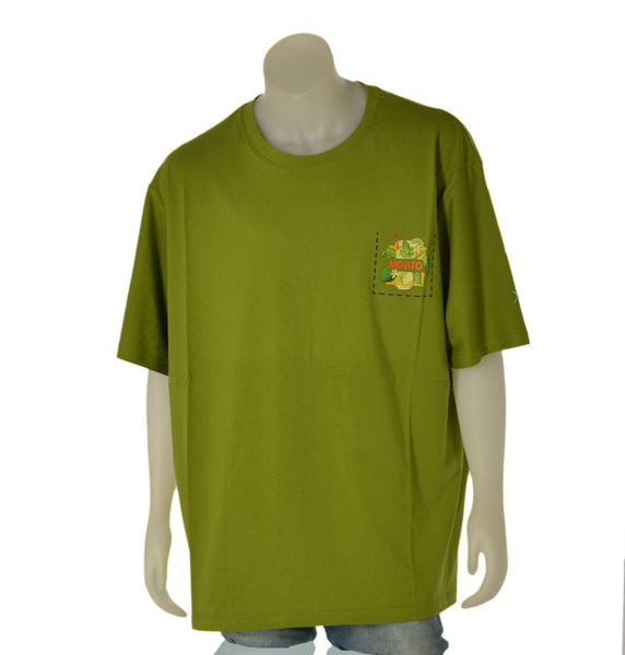 T-SHIRT UOMO MAXFORT TAGLIE OVER GIROCOLLO STAMPA COTONE ART. 39431