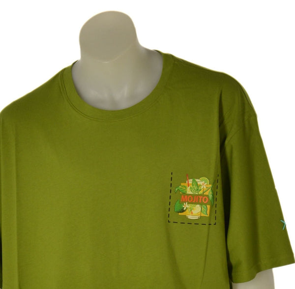 T-SHIRT UOMO MAXFORT TAGLIE OVER GIROCOLLO STAMPA COTONE ART. 39431
