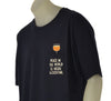 T-SHIRT  UOMO  MAXFORT TAGLIE OVER GIROCOLLO TASCHINO STAMPA COTONE ART. 43118
