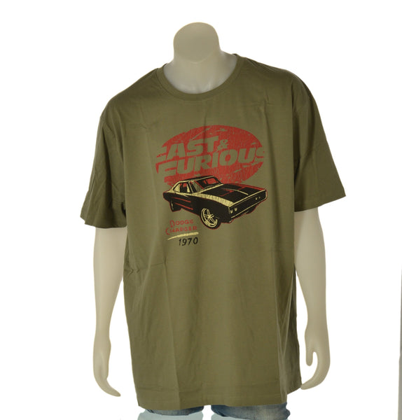T-SHIRT UOMO MAXFORT TAGLIE OVER GIROCOLLO STAMPA COTONE ART. 41903