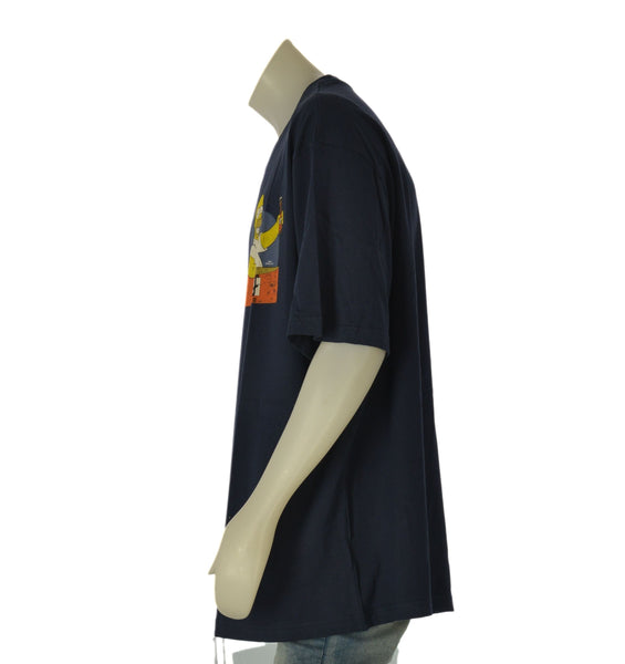 T-SHIRT UOMO MAXFORT TAGLIE OVER GIROCOLLO STAMPA COTONE ART. 41900