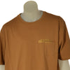 T-SHIRT UOMO MAXFORT TAGLIE OVER GIROCOLLO TASCHINO STAMPA COTONE ART. 43115