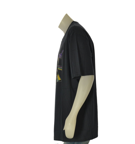 T-SHIRT UOMO MAXFORT TAGLIE OVER GIROCOLLO STAMPA COTONE ART. 41902