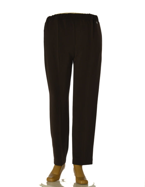 PANTALONE DONNA PERLA TAGLIE OVER GAMBA DIRITTA ELASTICO SPACCHETTI CADY ART. 26662 MAGIC