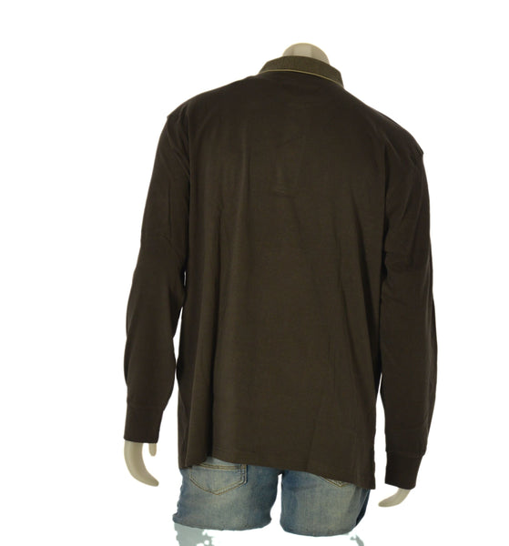 POLO UOMO COVERI TAGLIE OVER MANICA LUNGA CALDO COTONE ART. OPL5320