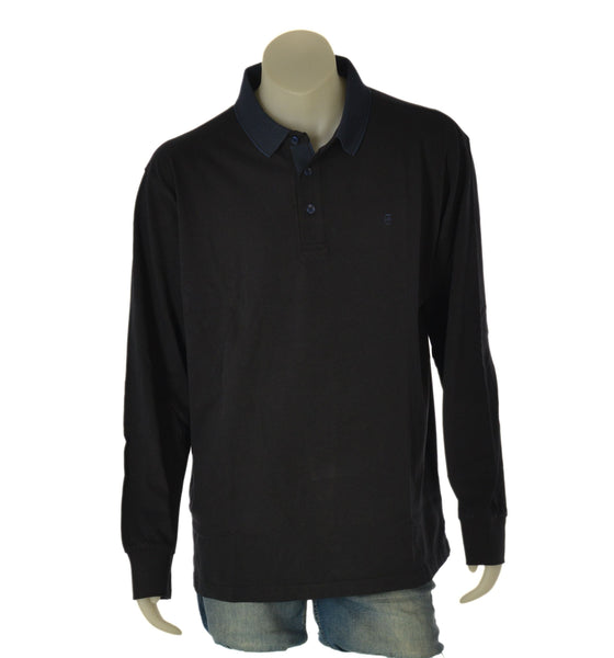 POLO UOMO COVERI TAGLIE OVER MANICA LUNGA CALDO COTONE ART. OPL5320