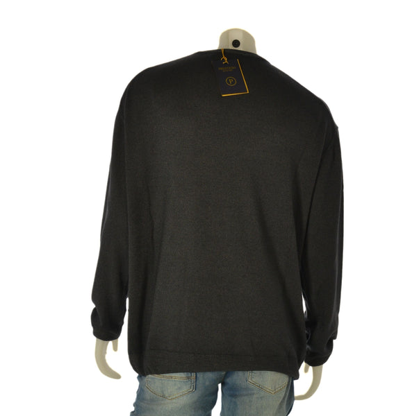 MAGLIONE UOMO MAXFORT TAGLIE OVER GIROCOLLO BASICO LANA ART. P2708