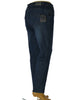 JEANS DONNA EMANUELA COSTA TAGLIE OVER CINQUE TASCHE ELASTICIZZATO STRASS ART. EC6908