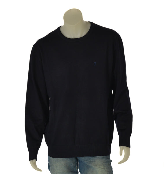 MAGLIONE UOMO COVERI TAGLIE OVER GIROCOLLO BASICO LOGO VISCOSA ART. OTR1765