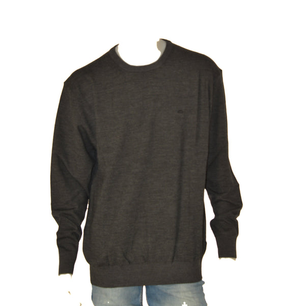 MAGLIONE UOMO IL GRANCHIO TAGLIE OVER GIROCOLLO BASICO LANA LOGO ART. OGRT1077