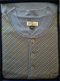 PIGIAMA LUNGO UOMO OVER CALIBRATO SERAFINO FANTASIA PURO COTONE BIPBIP ART. 7224