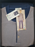 PIGIAMA LUNGO UOMO OVER CALIBRATO SERAFINO FANTASIA PURO COTONE BIPBIP ART. 7077