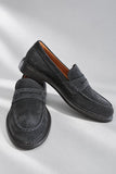 SCARPE UOMO NERO GIARDINI MOCASSINO SCAMOSCIATO ART. I60124OU
