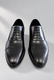 SCARPE UOMO NERO GIARDINI ELEGANTI STRINGATE IN PELLE ART. I601220UE