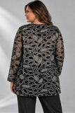 COMPLETO DONNA PERLA DUE PEZZI TAGLIE OVER ART.13/26643 ELENA
