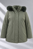 GIACCONE DONNA OVER TALENTI CAPPUCCIO ZIP BOTTONI ART.TB423